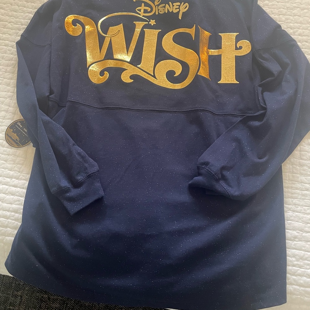 Disney Cruise Line WISH Spirit Jersey /Midnight Blue with Sparkles